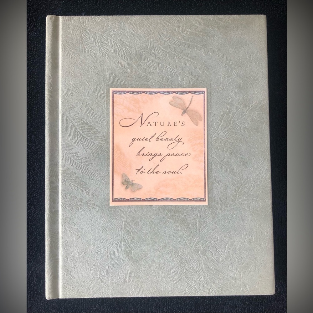 Nature’s Quiet Beauty Bring Peace Blank Journal Green Hallmark IMPERFECTION